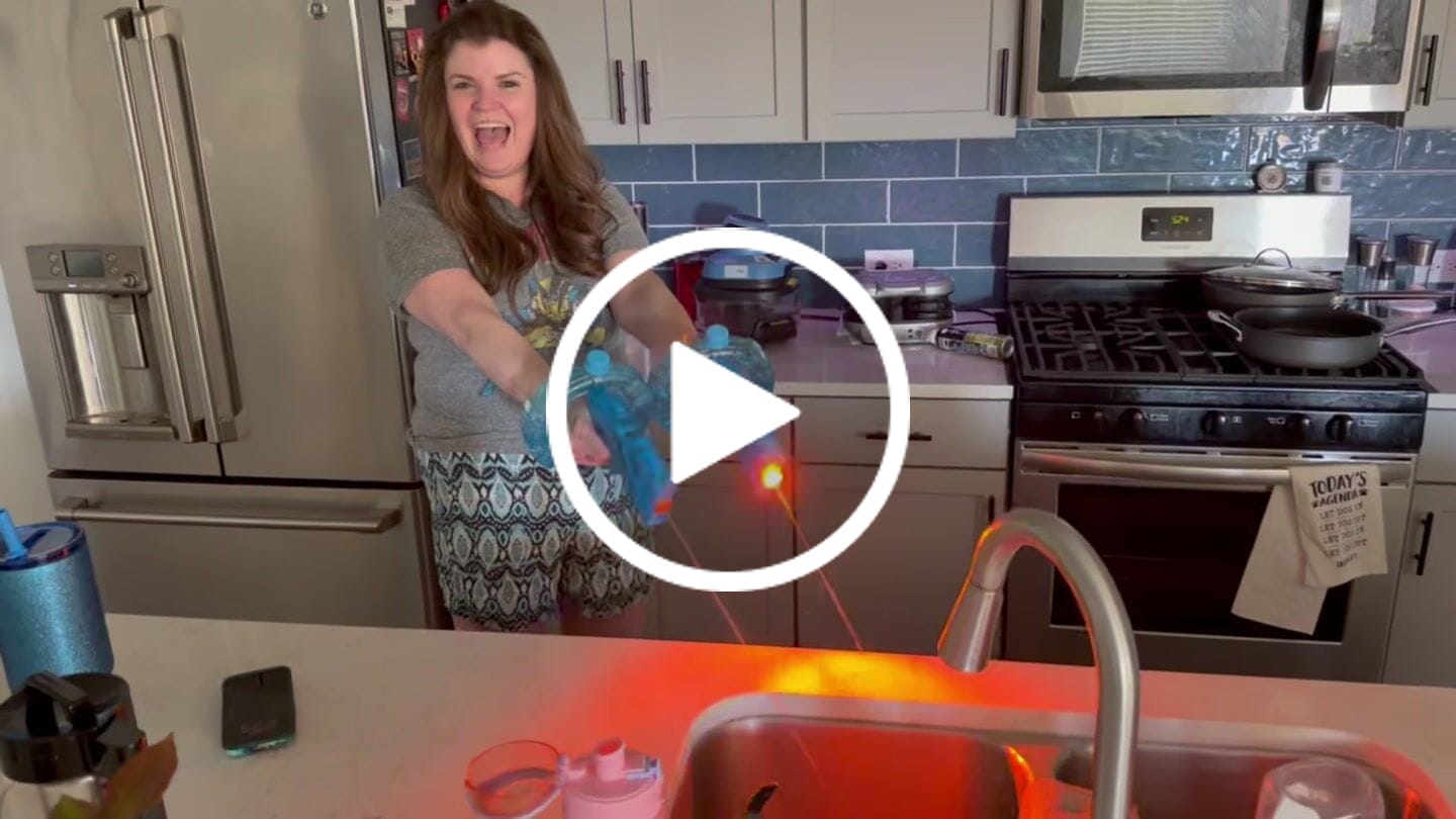 Customer video review of The SplashyGun