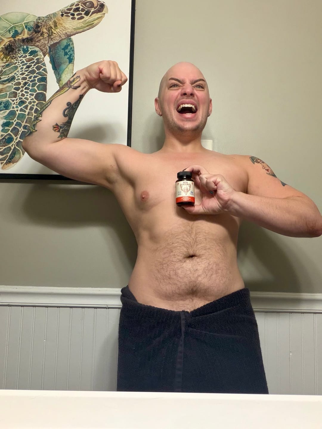 Customer photo review of Primal Reindeer Testosterone Support