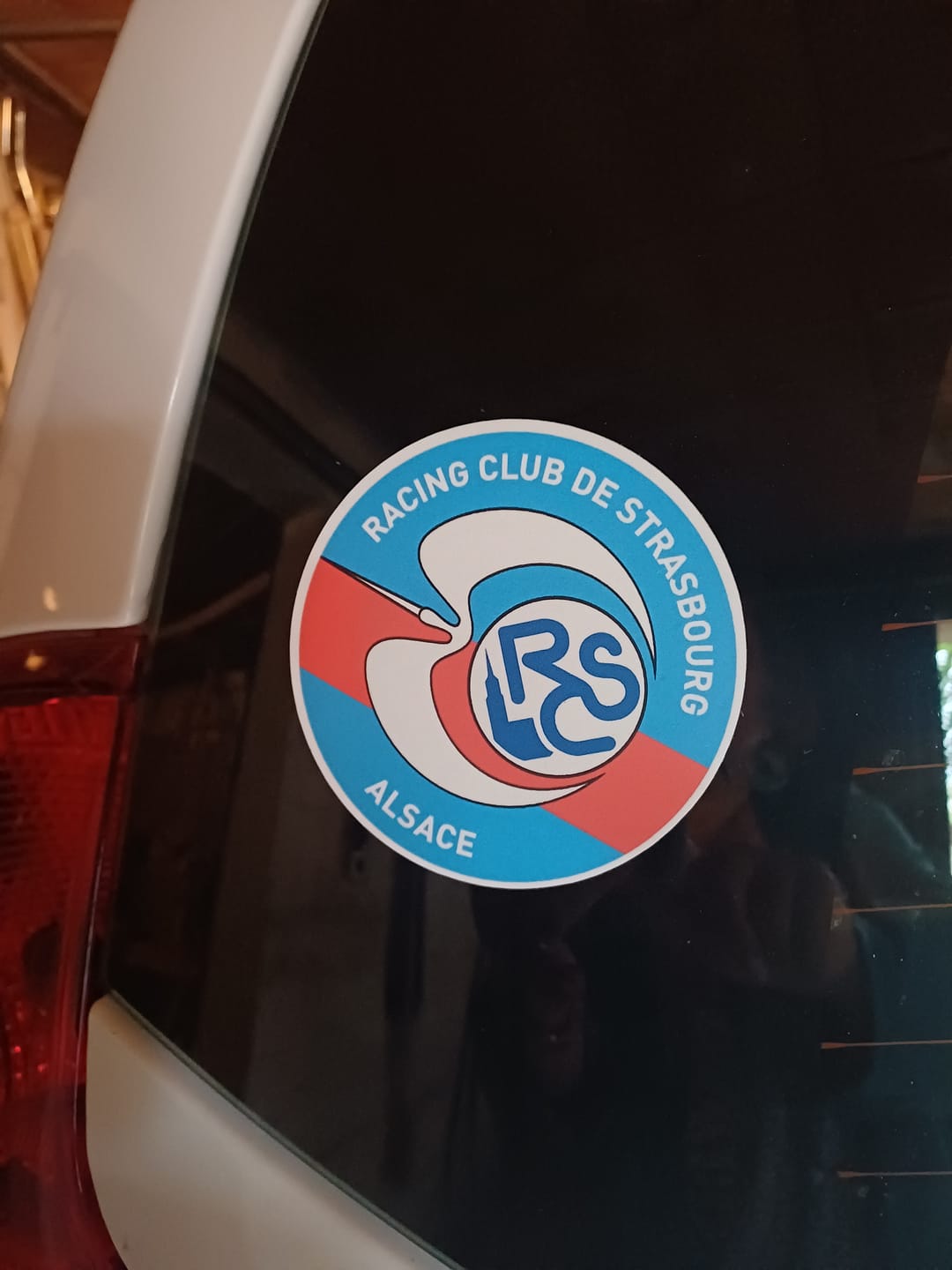 Customer photo review of Sticker logo racing Strasbourg
