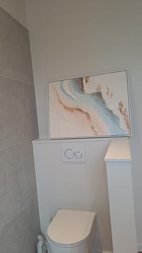 Customer review photo for Plaster Art Texure Painting #SG526