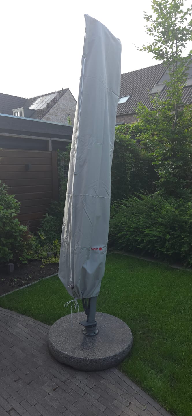 Customer photo review of Glatz, parasolhoes voor Sombrano ø350 en 300x300cm