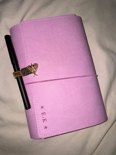 Customer photo review of Running List Weekly Planner