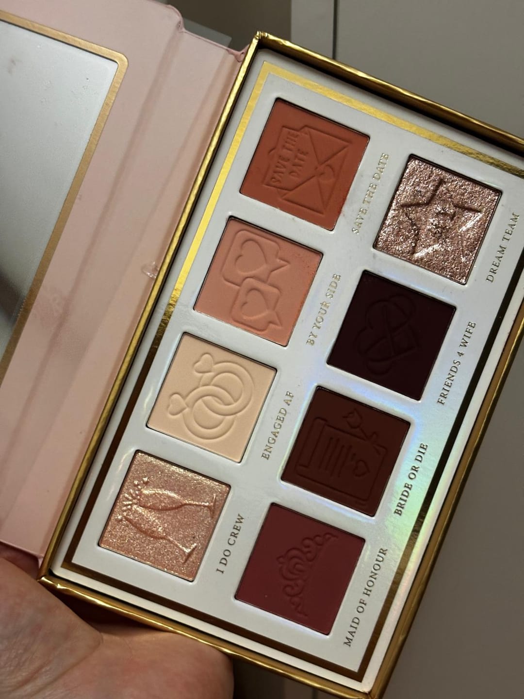 Customer photo review of Breakfast Bites Makeup Palette