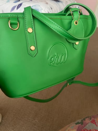 Customer photo review of Green Mini Tote Bag