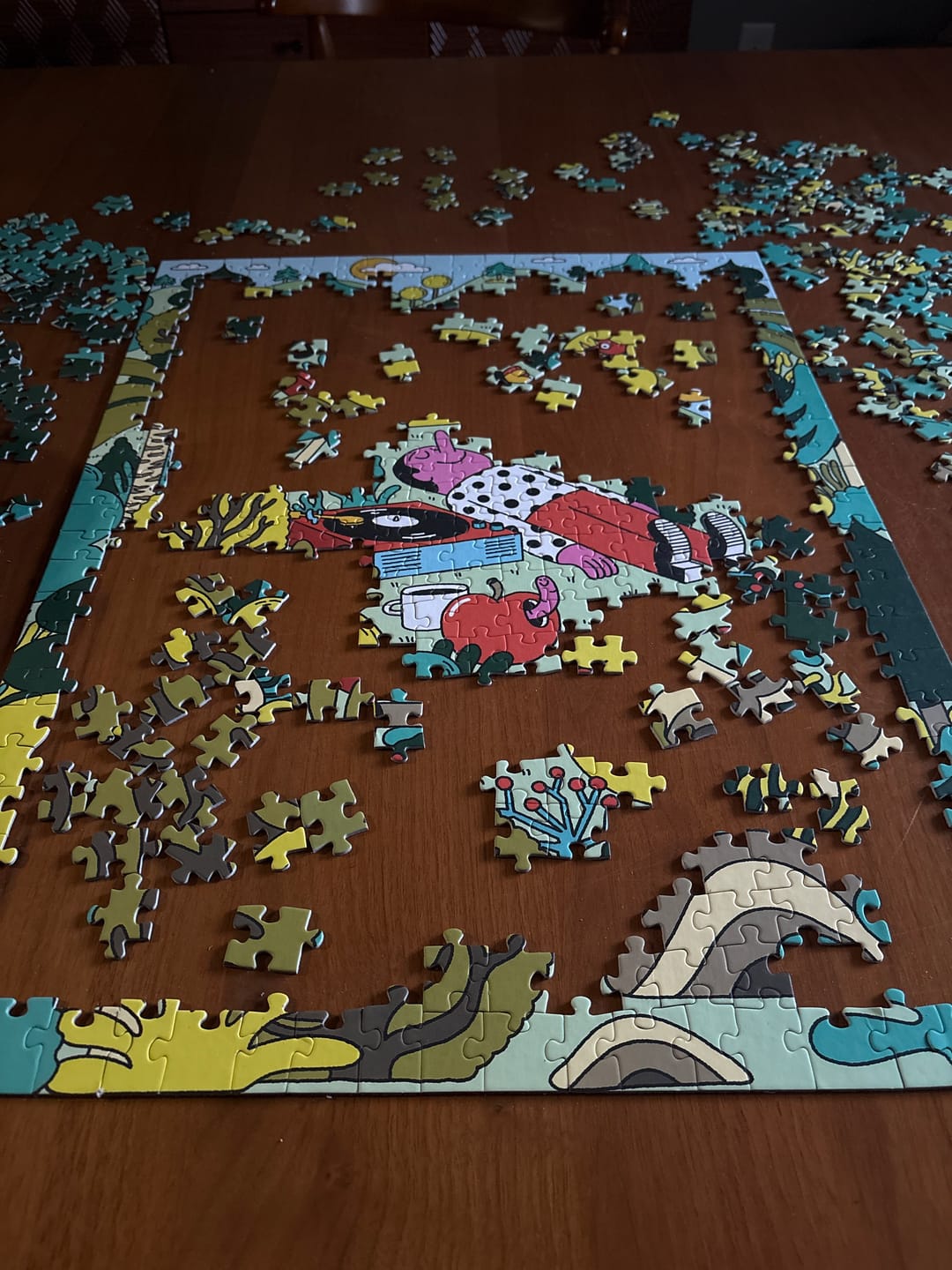 Customer photo review of Space Out | 500 Piece Puzzle