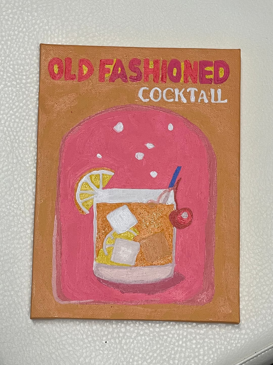 Customer photo review of 6 Mini Paintings - Colorful Cocktail Set