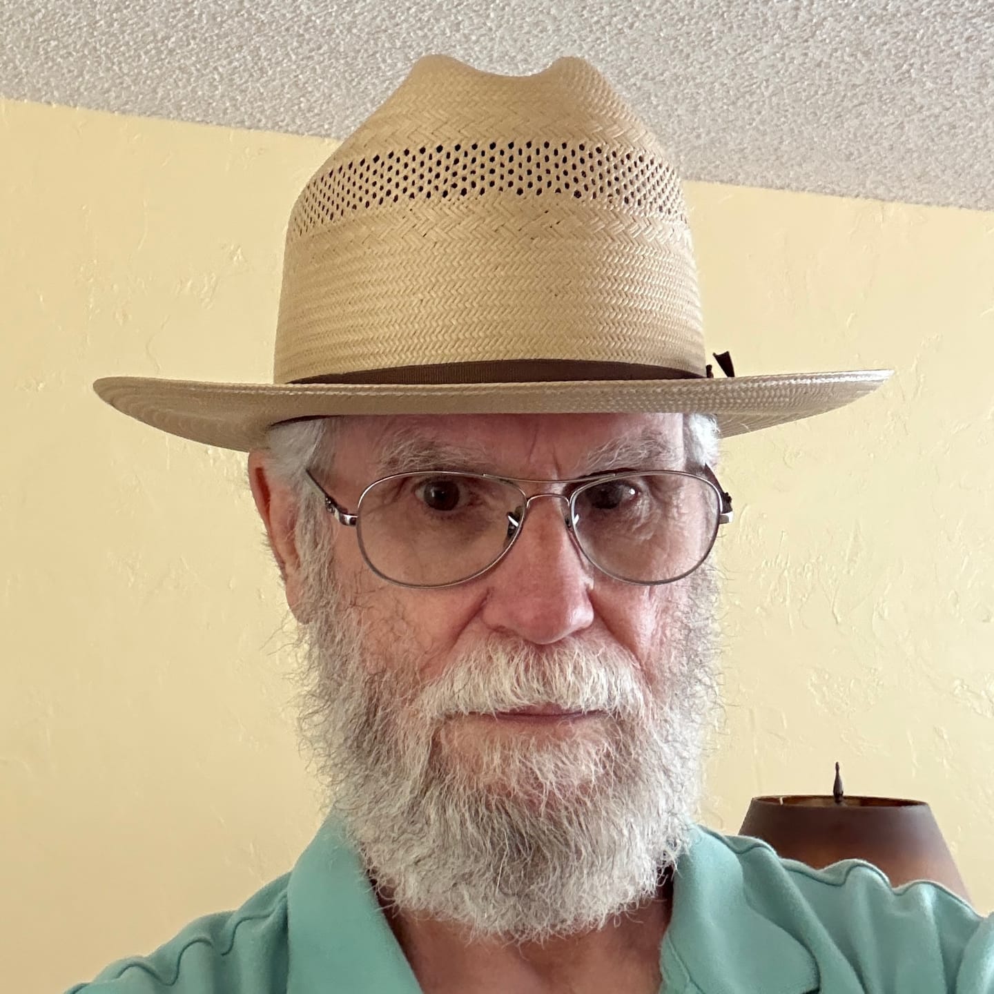 Customer photo review of Open Road 10X Vented Straw Cowboy Hat - SSOPRV-0526-T1
