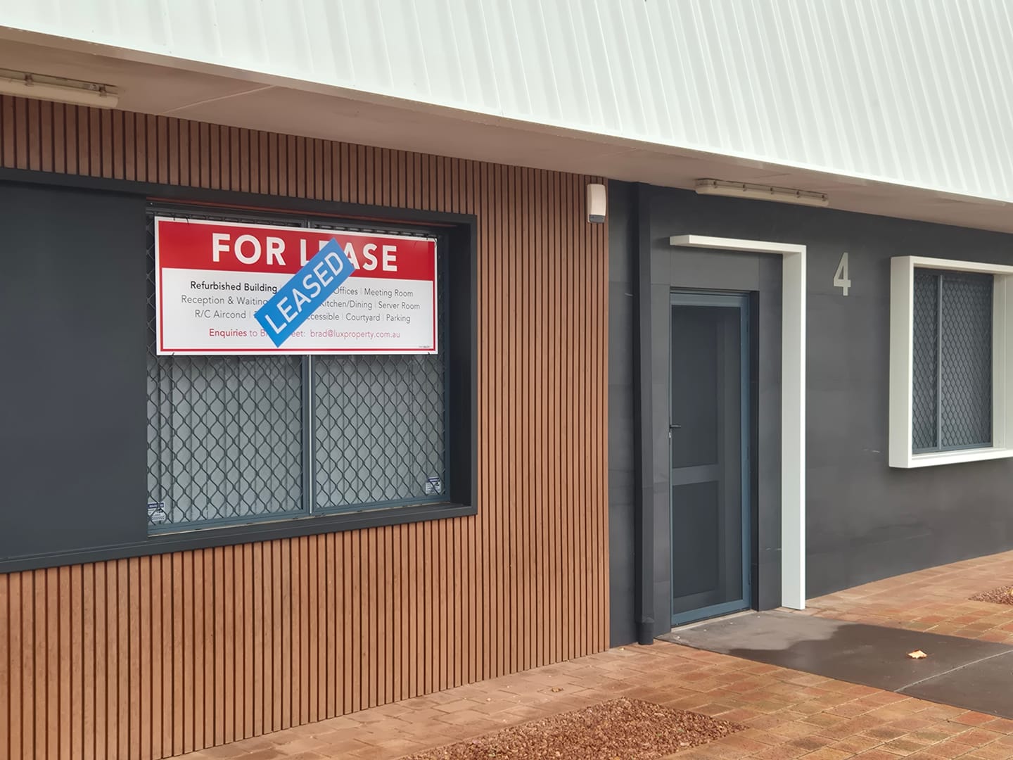 Customer photo review of Leased Sticker (Rectangle) - Response