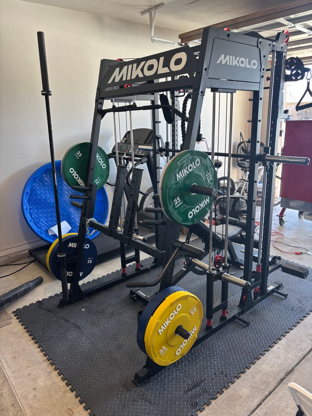 Customer photo review of M4-2.0 Ultra All-In-One Functional Home Gym Smith Machine (UPGRADED)