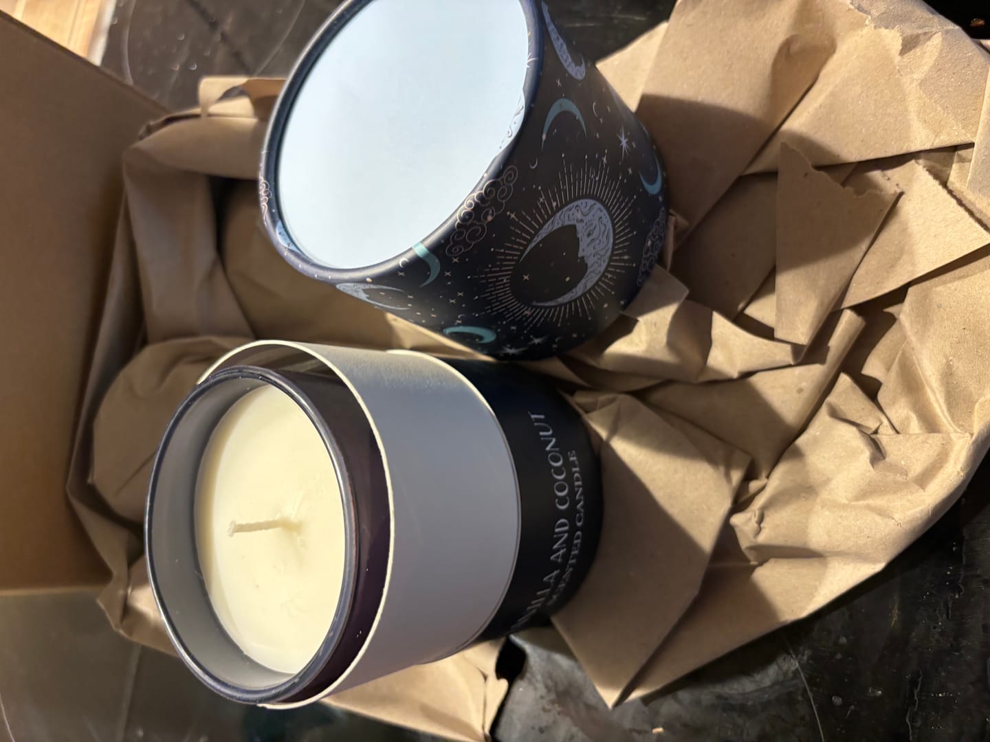 Customer photo review of Blue Moon Duftkerze – Vanille & Kokos im Glas