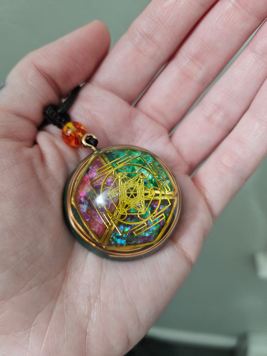 Customer photo review of Magnetic Energy Talisman