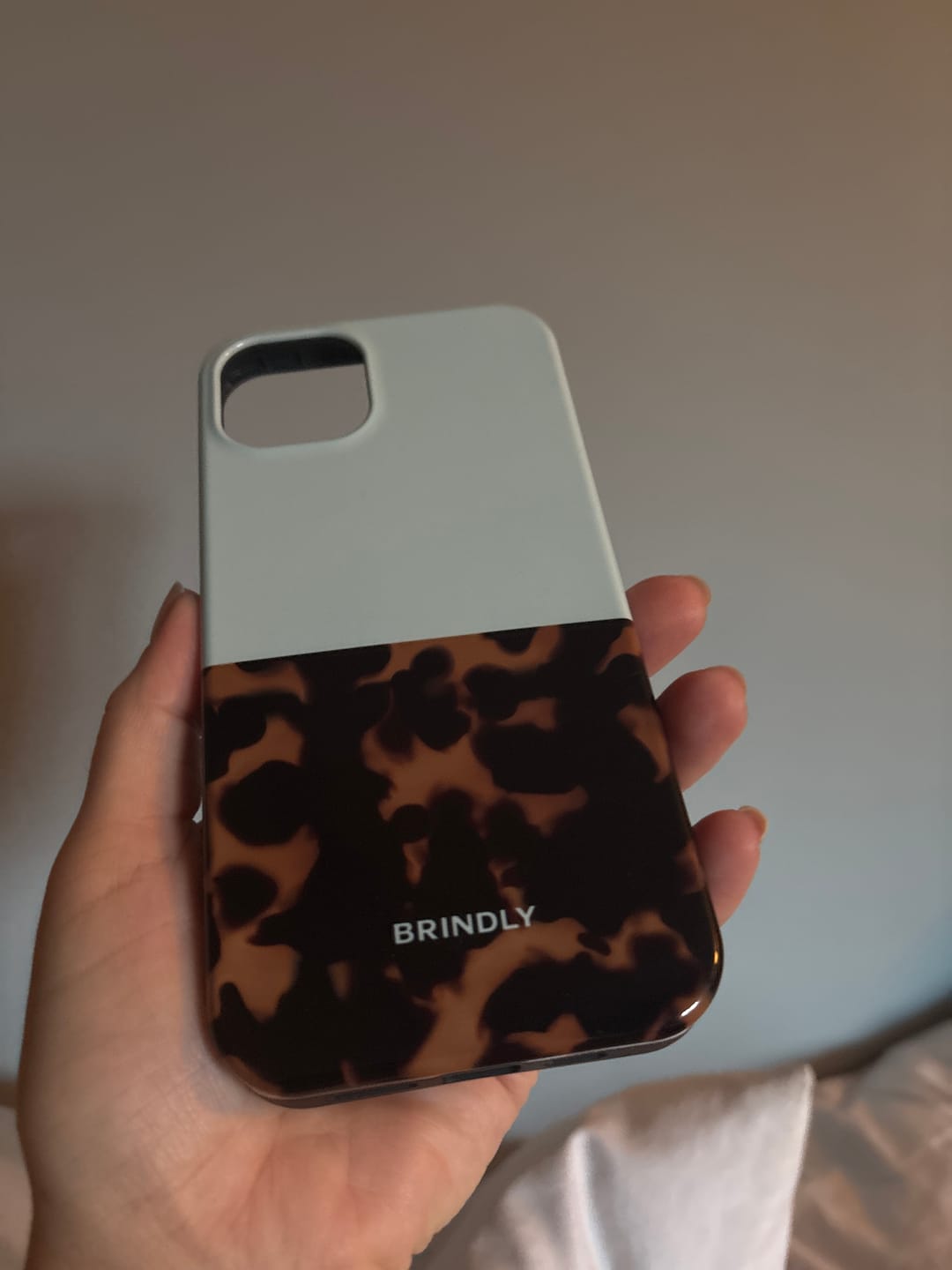 Customer photo review of Mint Tortoise Shell - Tough Phone Case