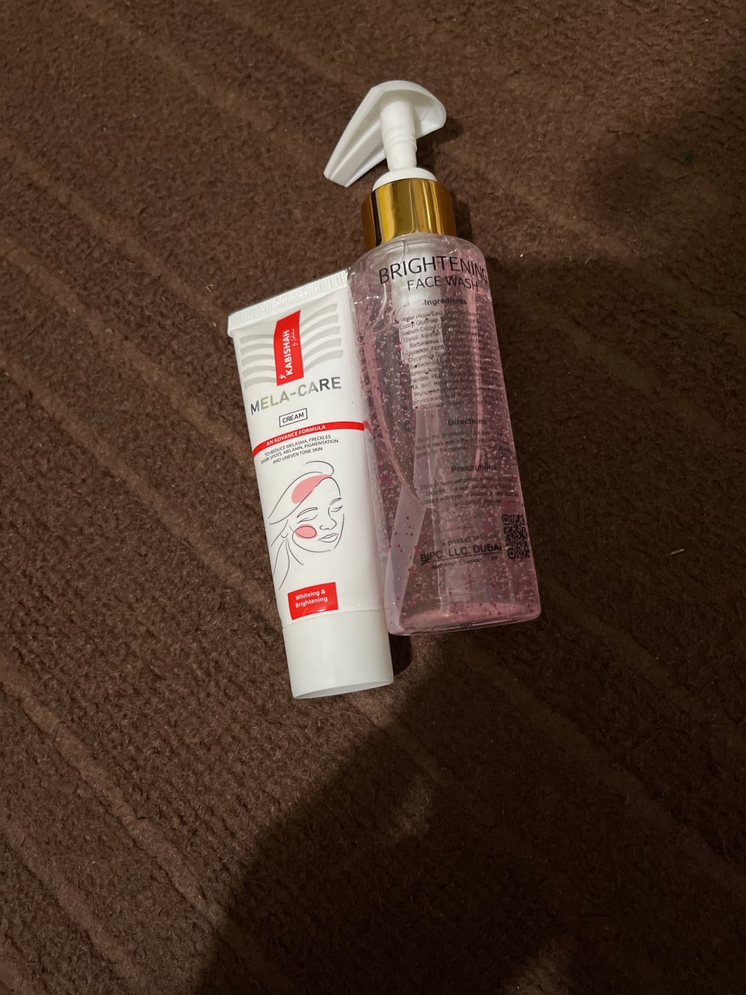 Customer photo review of Pigmentation Bundle: Face Wash & Melasma Cream Duo