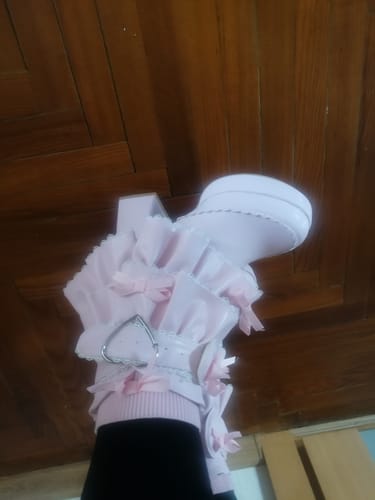 Customer photo review of Lolita Ankle Boots