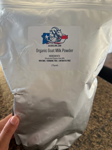 Customer photo review of Organic Goat Milk Powder