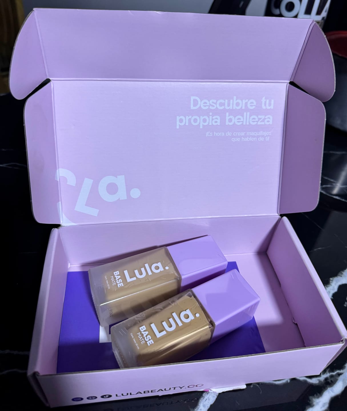 Customer photo review of BASE LÍQUIDA MATE