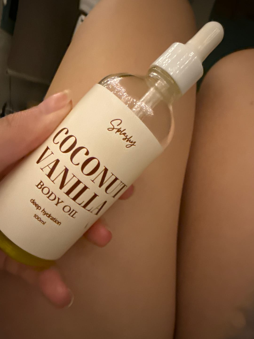 Customer photo review of Splashy™ Body Oil