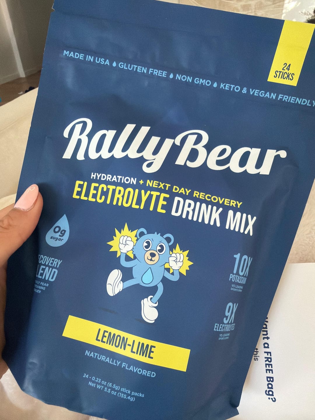 Customer photo review of Rapid Hydration
