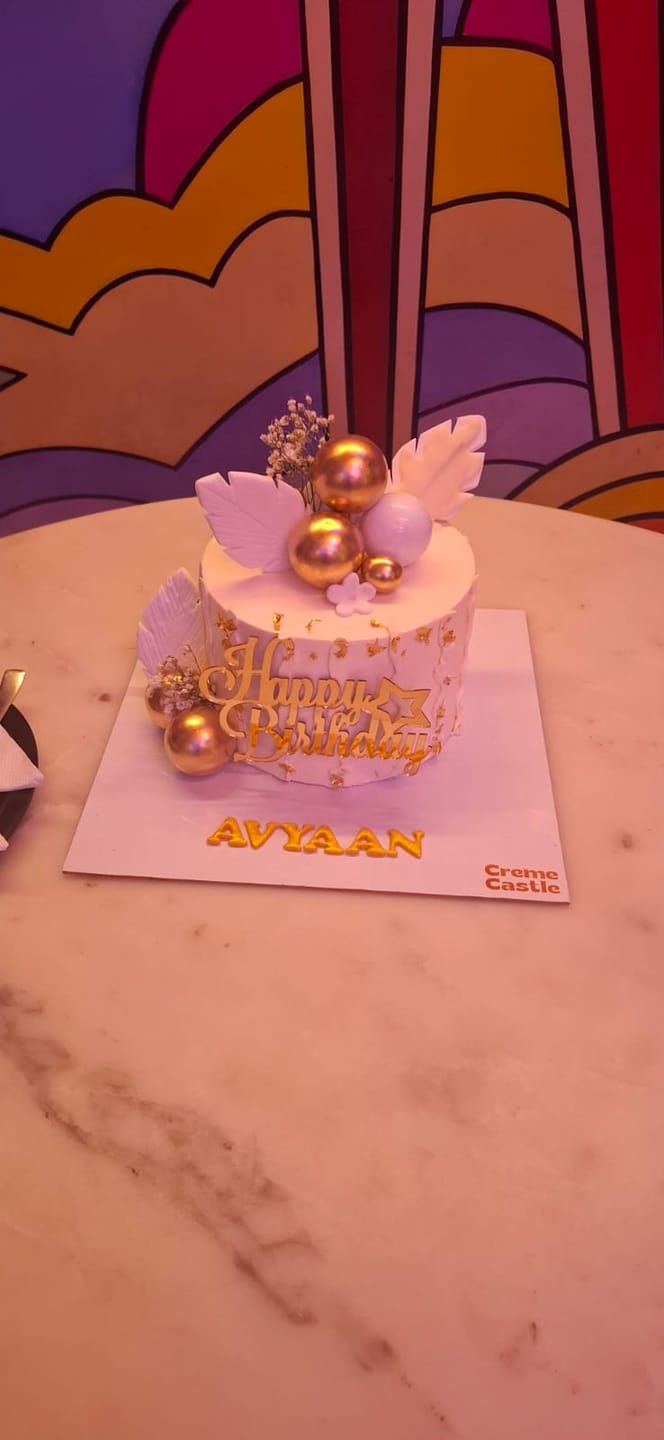 Customer photo review of Customized Flower Cake