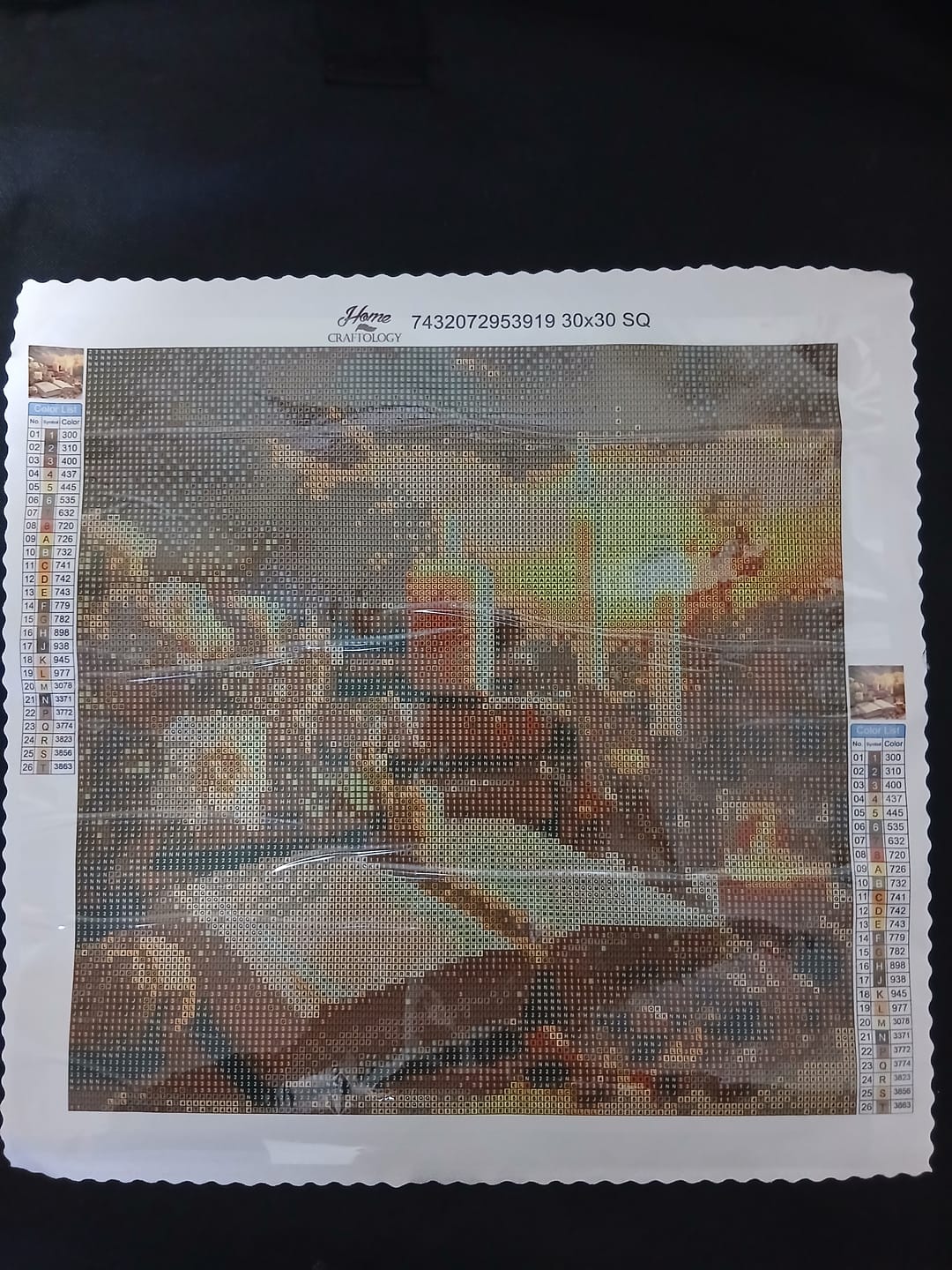 Customer photo review of The Holy Bible - Exclusive Premium Diamond Painting Kit
