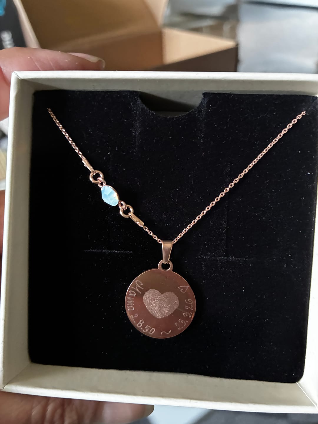 Customer photo review of Halskette Fingerprint