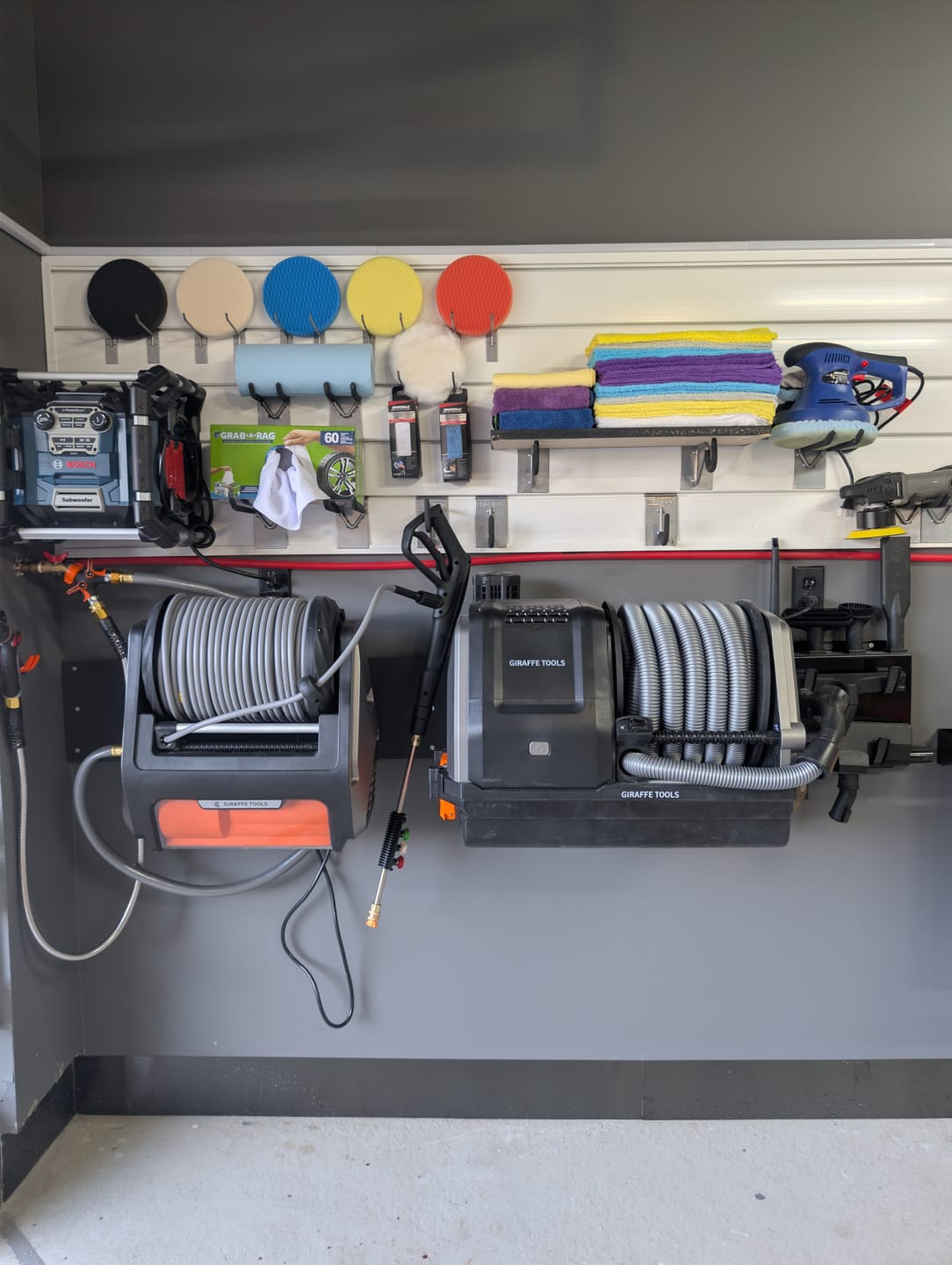 Customer photo review of Grandfalls Retractable Pressure Washer Pro