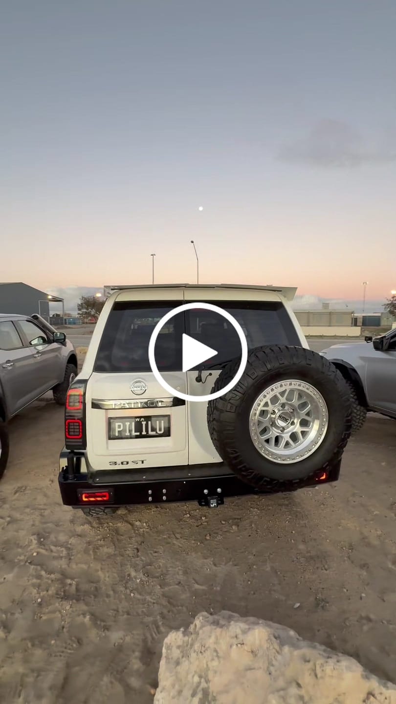 Customer video review of Nissan Gu Patrol Y60 & Y61 LED Bumper Lights 1988 - 2016