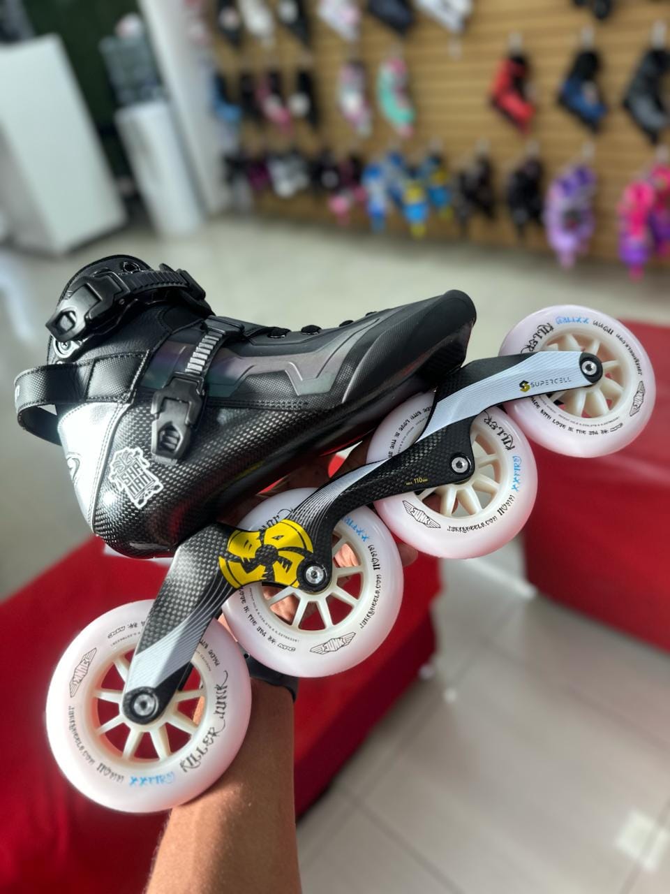 Customer photo review of Supercell Carbon Inline Racing Frame