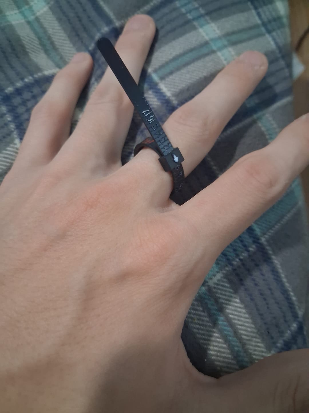 Customer photo review of FREE RING SIZER