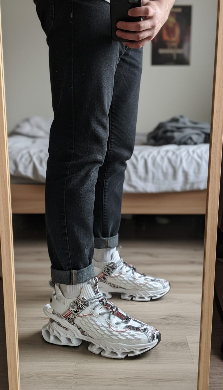 Customer photo review of StepVoid™ — RiftRunner Void White