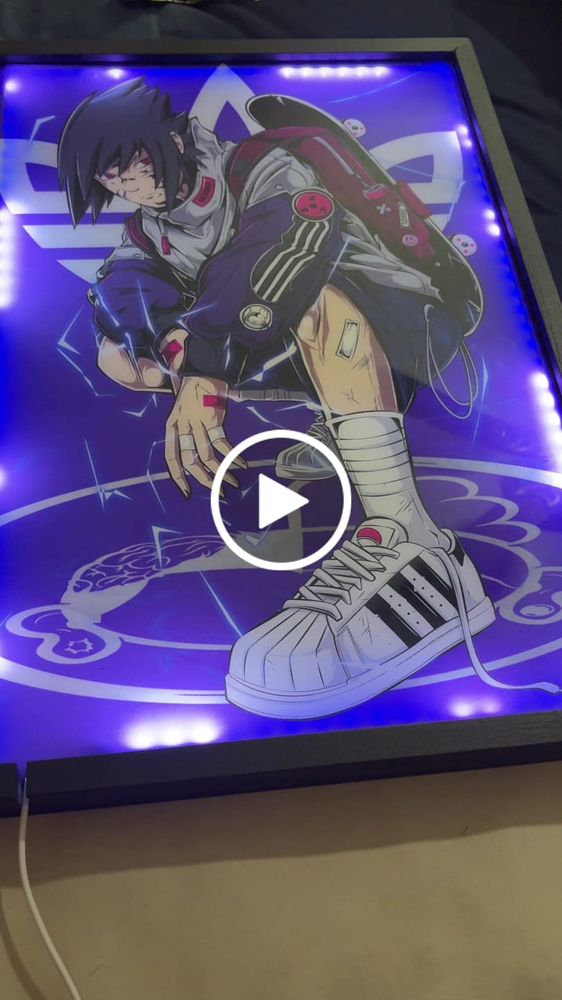 Customer video review of V1 Tech RGB Shadow Box Addressable RGB Frame for Plexi Glass Acrylic Wall Art