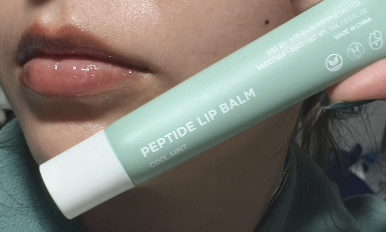 Customer photo review of PEPTIDE LIP BALM