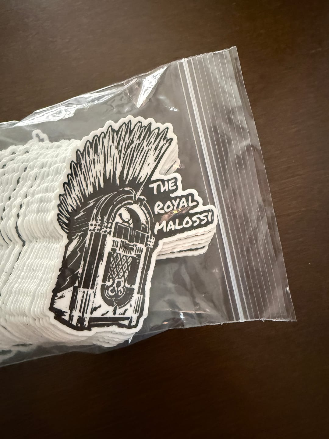 Customer photo review of Cut to Shape Stickers