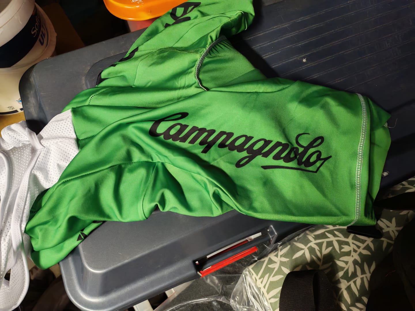 Customer photo review of Brooklyn Green Retro Cycling Shorts
