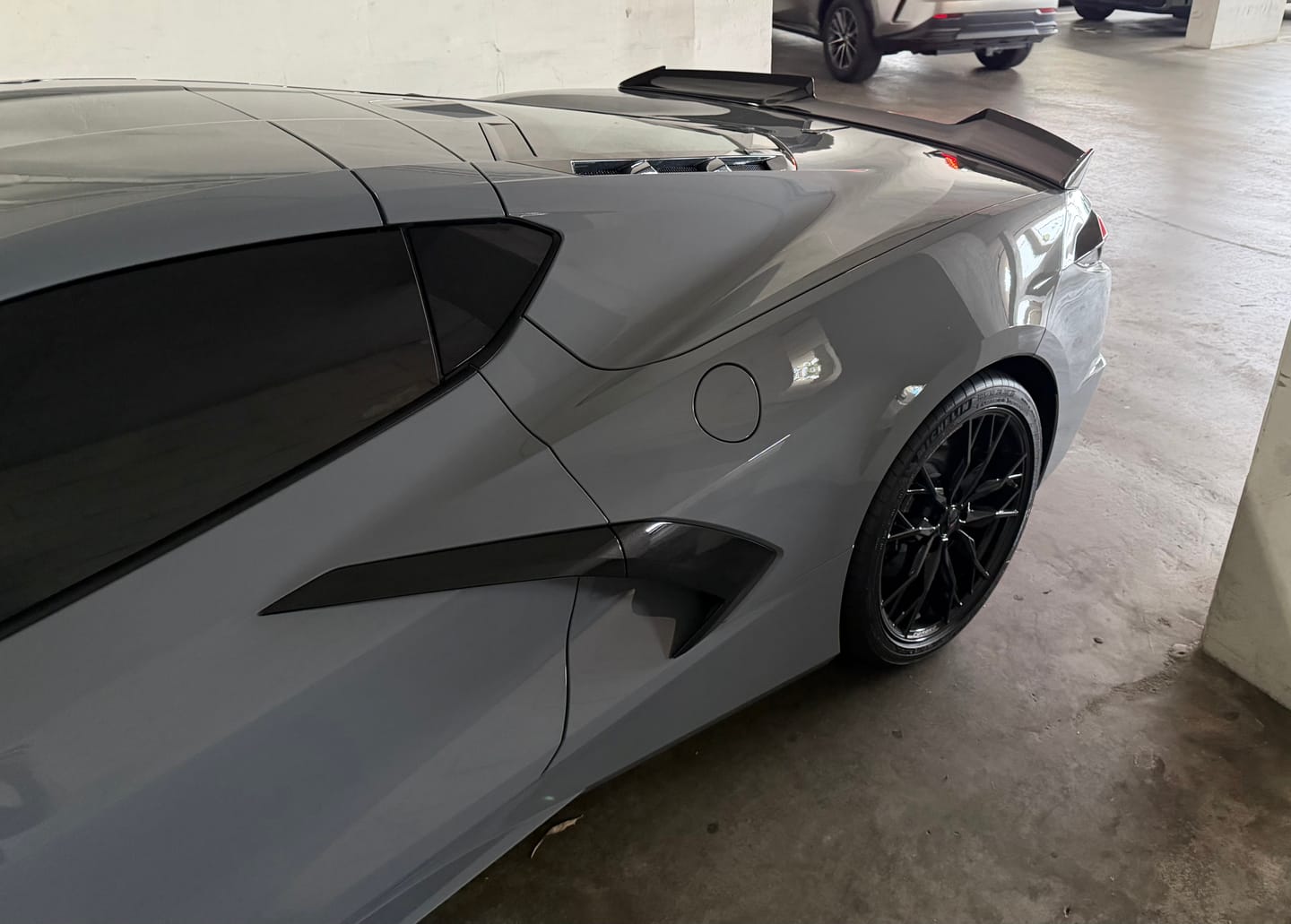Customer photo review of Z06 Visible Package Corvette C8 Stingray Rear Spoiler