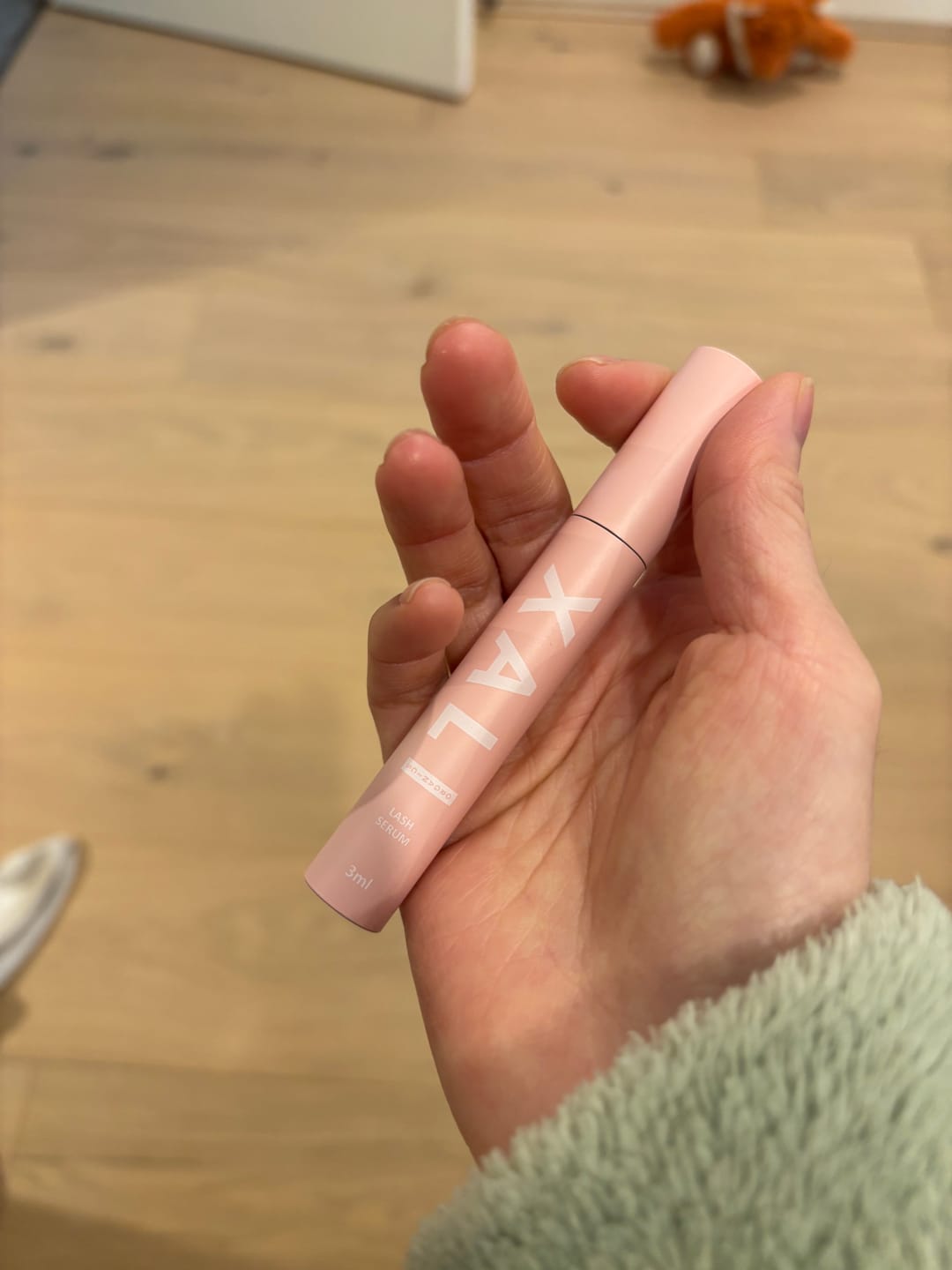 Customer photo review of NEW & IMPROVED LASH SERUM