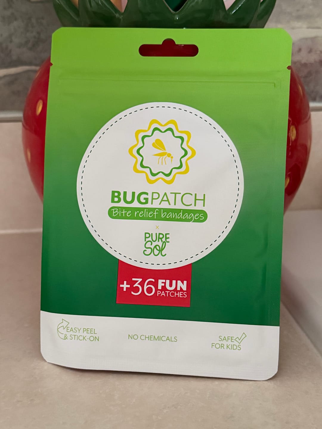 Customer photo review of Bug Bite Patches by Sol Brush