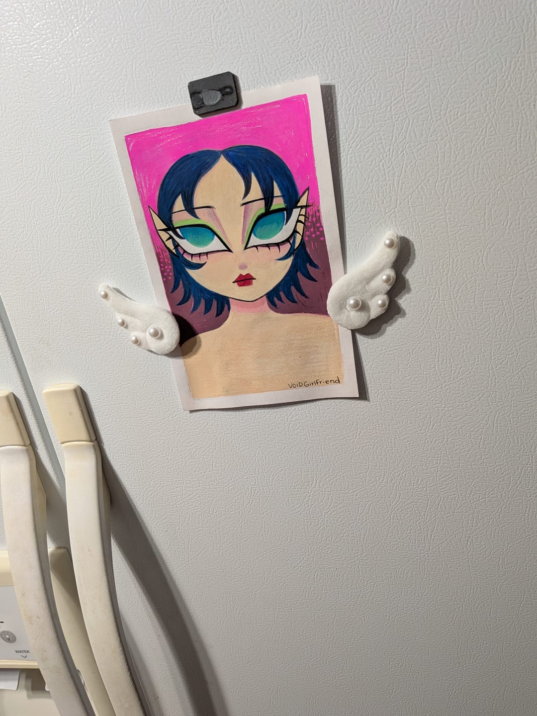 Customer photo review of green doe eyed girl