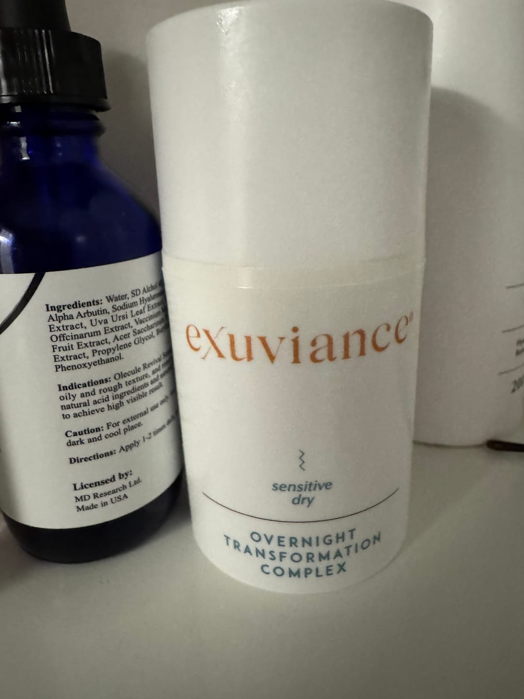 Customer photo review of Exuviance Overnight Transformation Complex