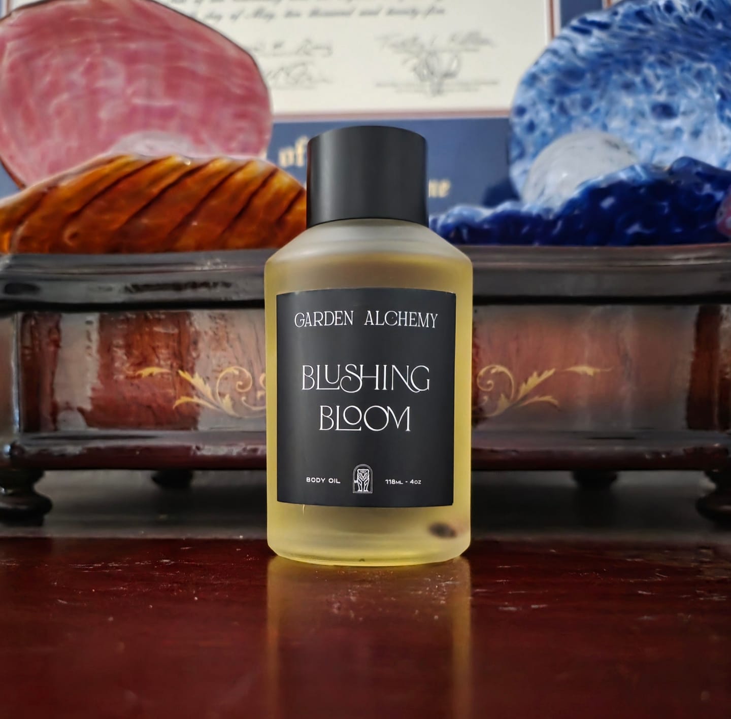 Customer photo review of BLUSHING BLOOM PERFUME BODY OIL
