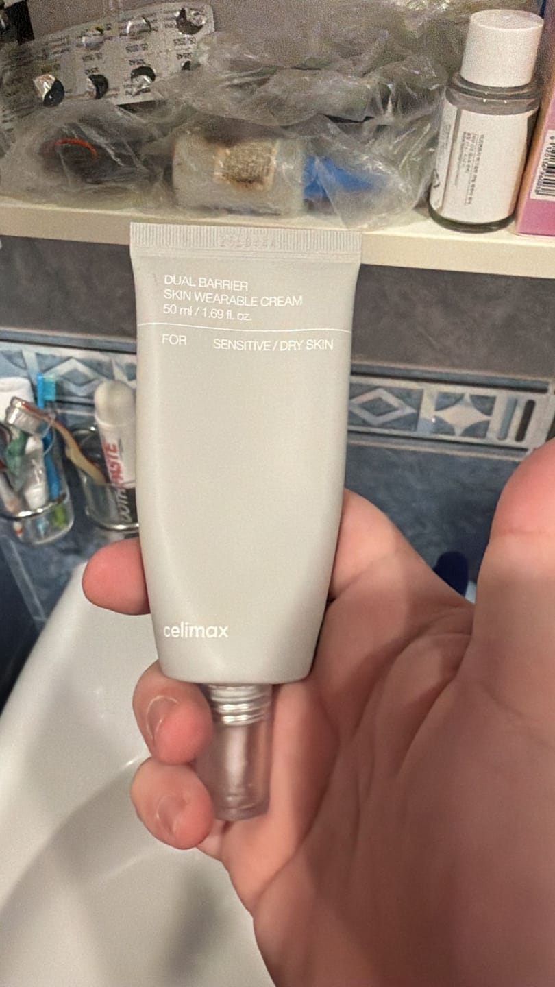 Customer photo review of Aizsargbarjeru nodrošinošs krēms ar keramīdu kompleksu Celimax Dual Barrier Skin Wearable Cream