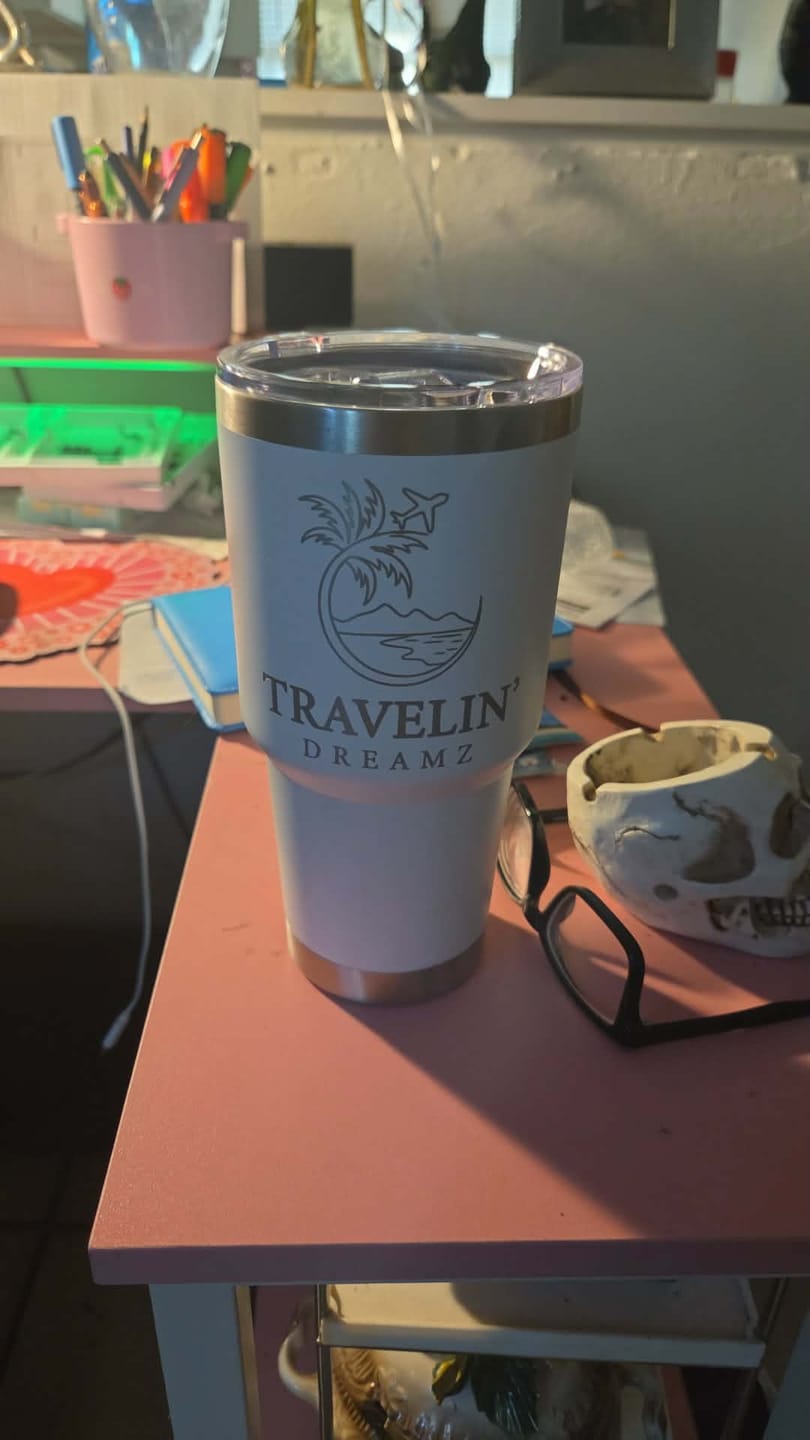 Customer photo review of 6 tumblers for $99.95
