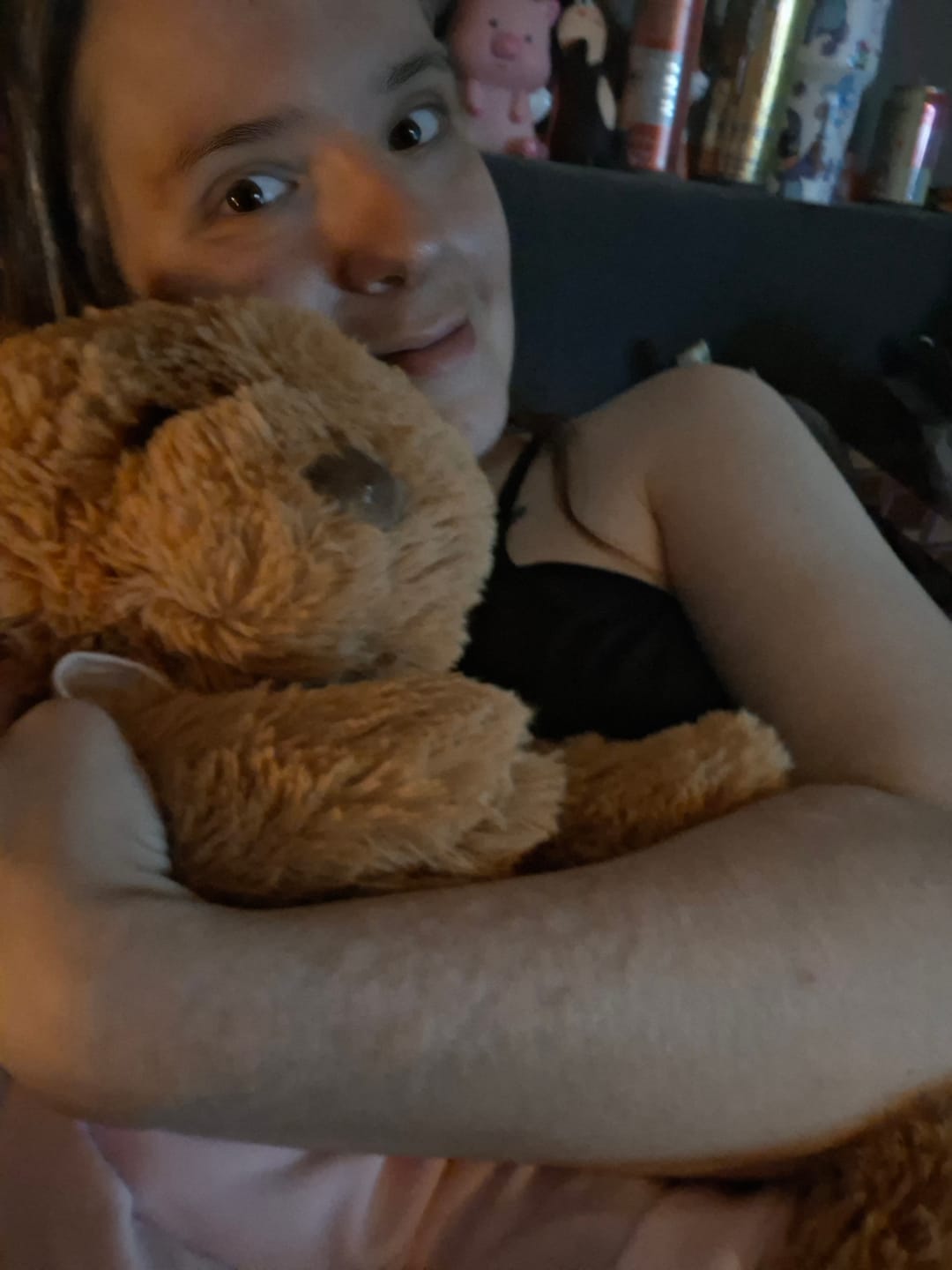 Customer photo review of (pre-order) Verzwaringsknuffel Teddy Beer 2,2 kg + Gratis Pittenzakje
