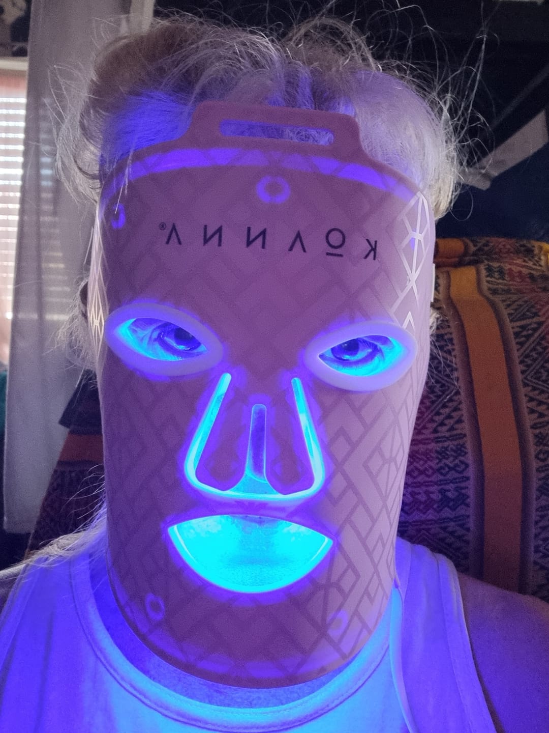 Customer photo review of Koanna® MultiGlo™ LED Light Therapy Mask