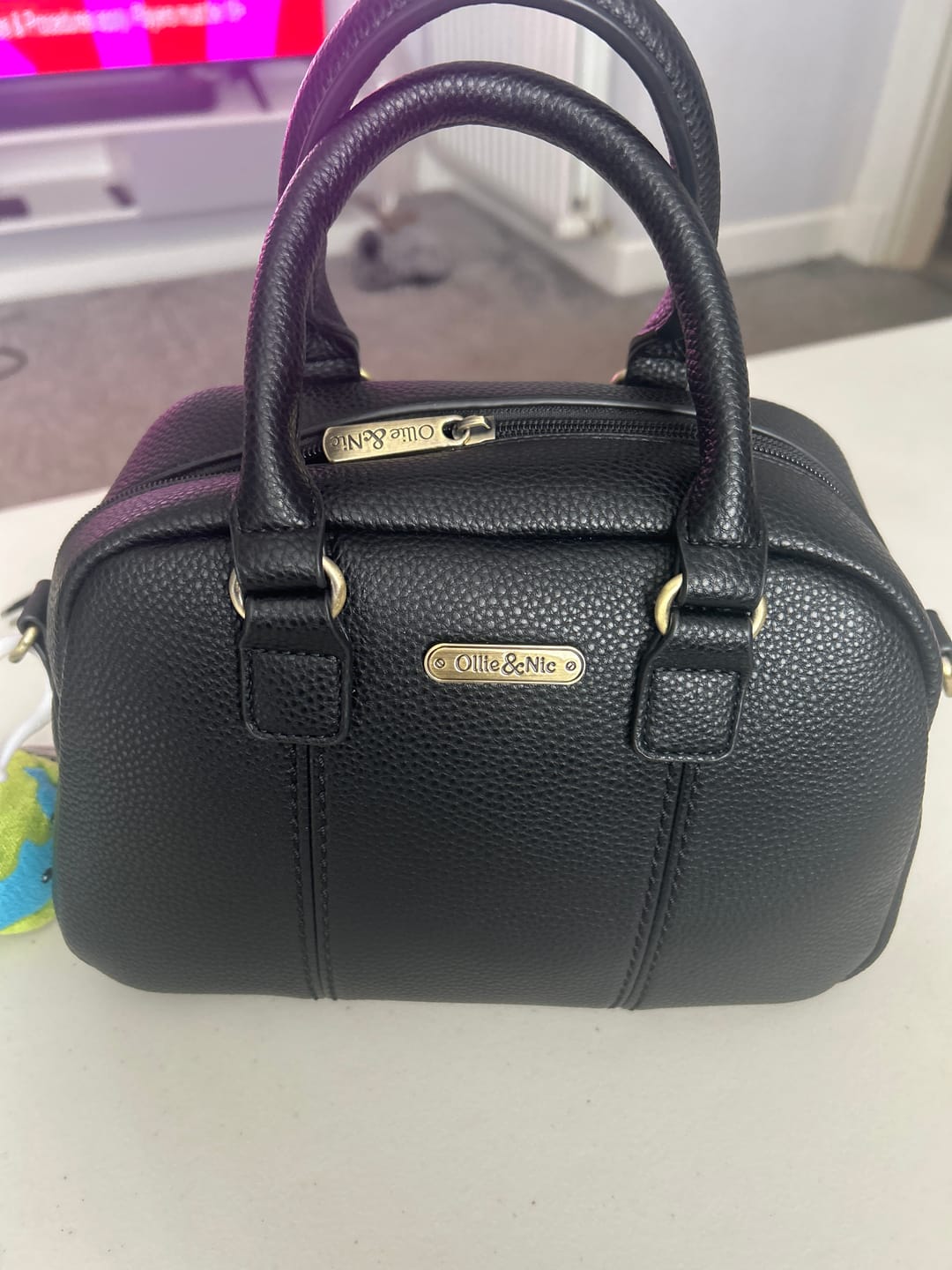 Customer photo review of Essie Mini Bowler Bag - Black