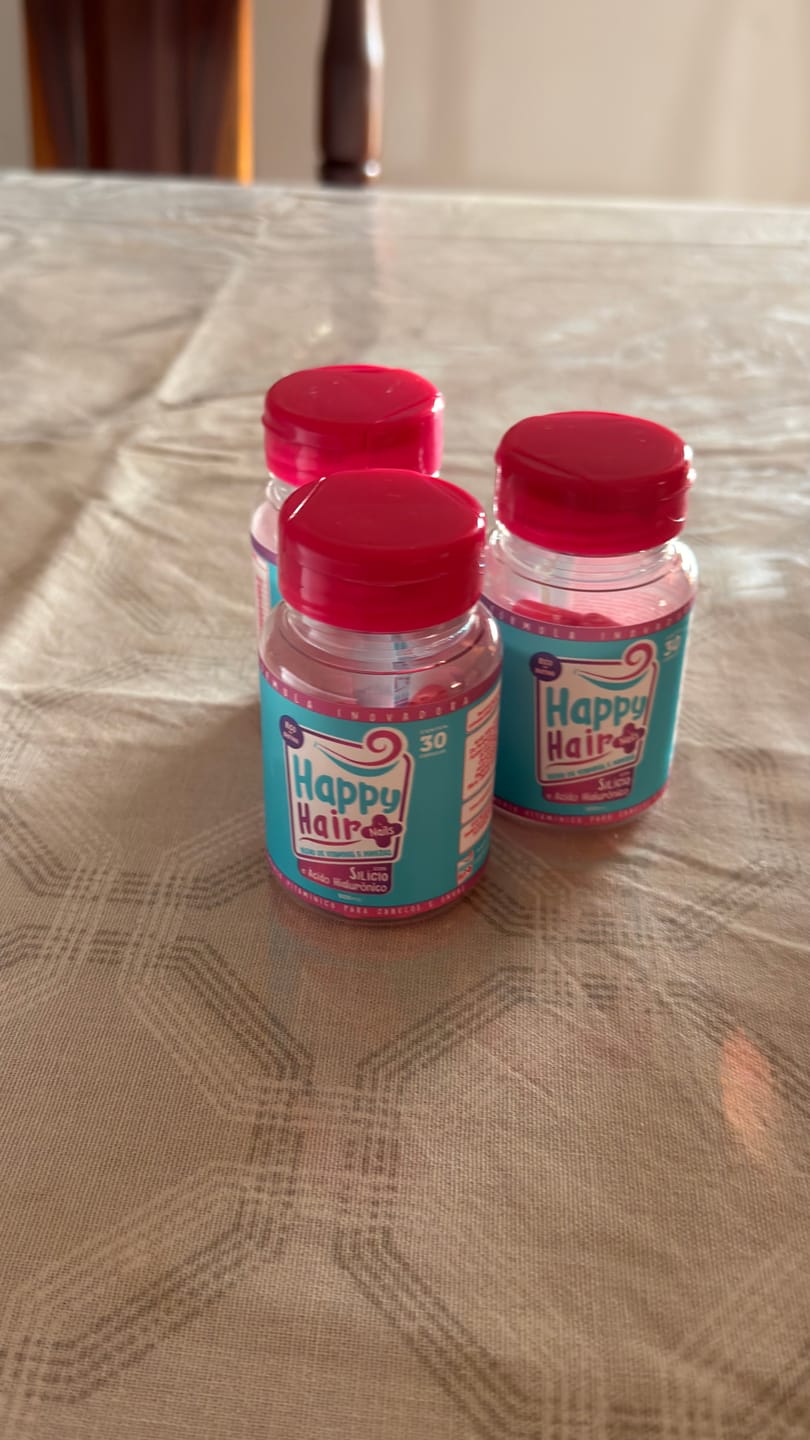 Customer photo review of Happy Hair 3 Potes
