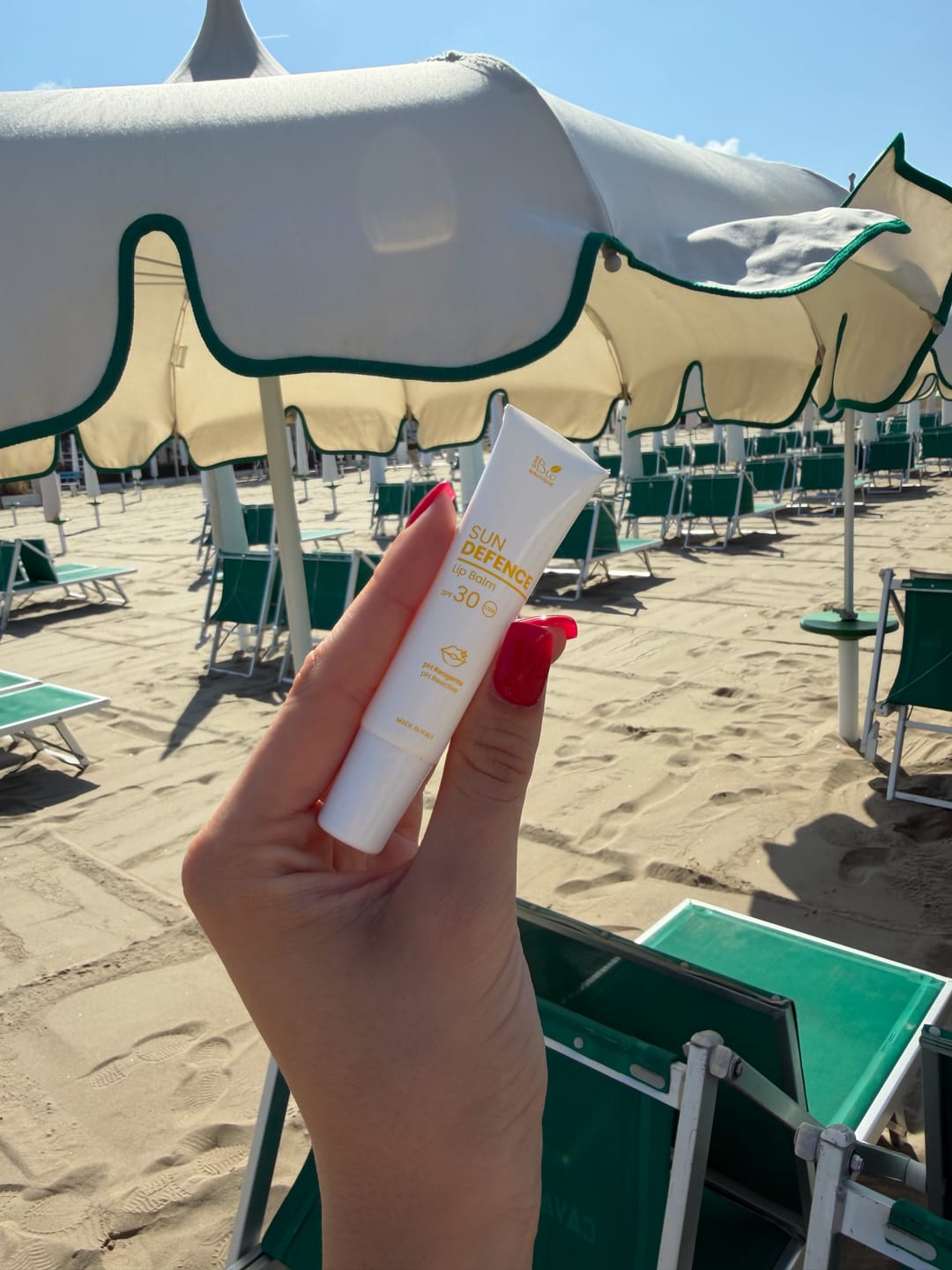 Customer photo review of Sunscreen Lip Balm SPF30 - Sun Defence