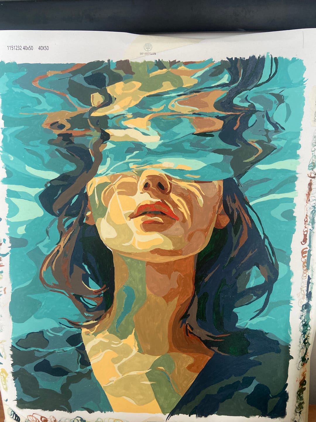 Customer photo review of Under | Paint by Number