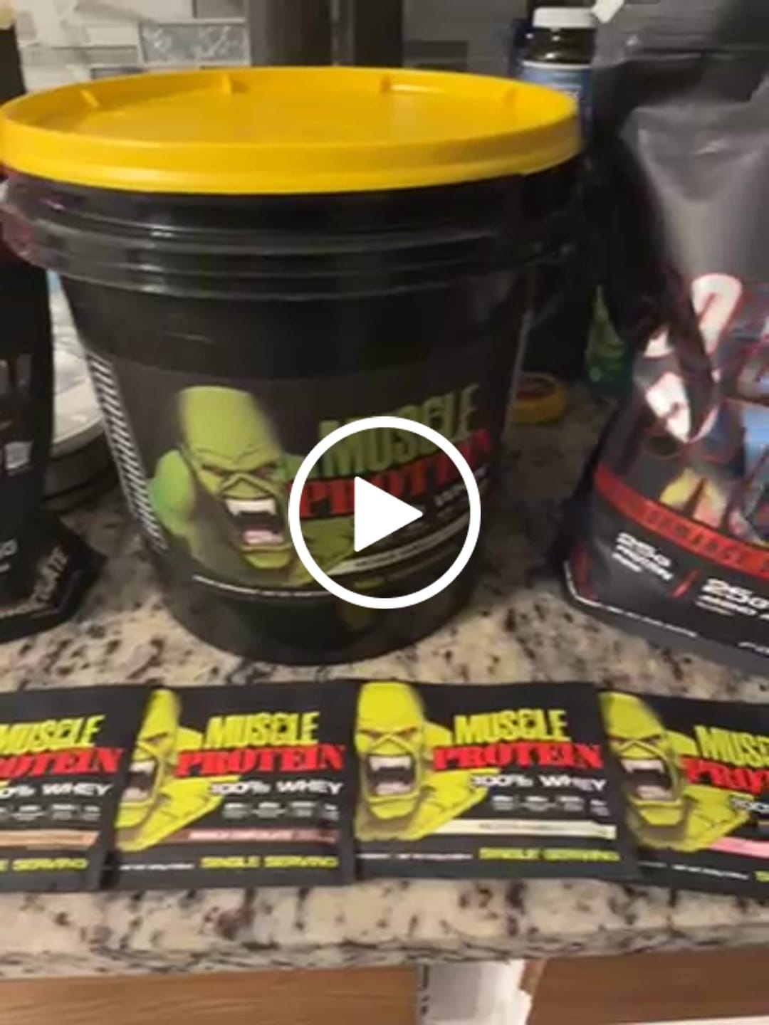 Customer video review of Whey Protein Powder Travel Single Serving