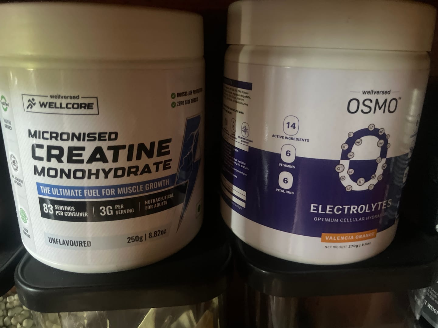 Customer photo review of OSMO - Electrolyte Hydration Blend (Advanced Salts + Taurine & Vitamins) | Valencia Orange Flavour (270g, 45 servings)